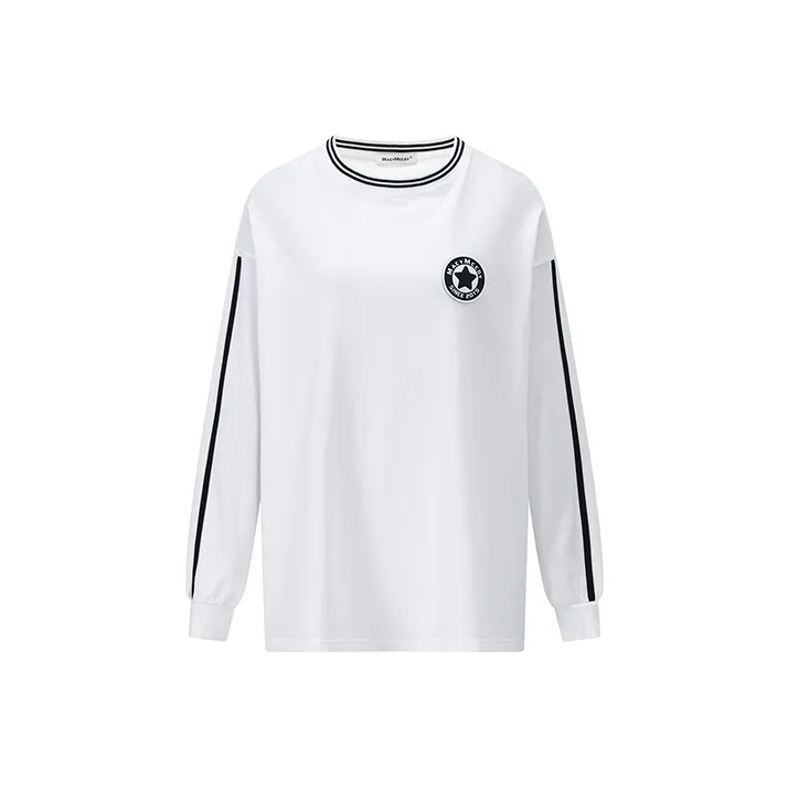 MacyMccoy Long-Sleeved T-Shirt Women's White-0