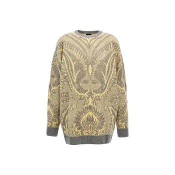 ETRO Paisley Pattern Oversized Knitted Jumper