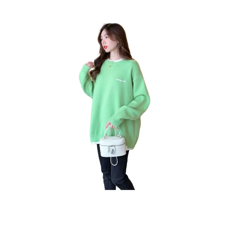 Tonlion Sweater Women's Milk Green-0