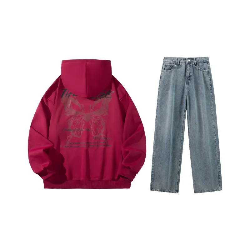 A.X.S.K Sweatshirt Sets Unisex-125