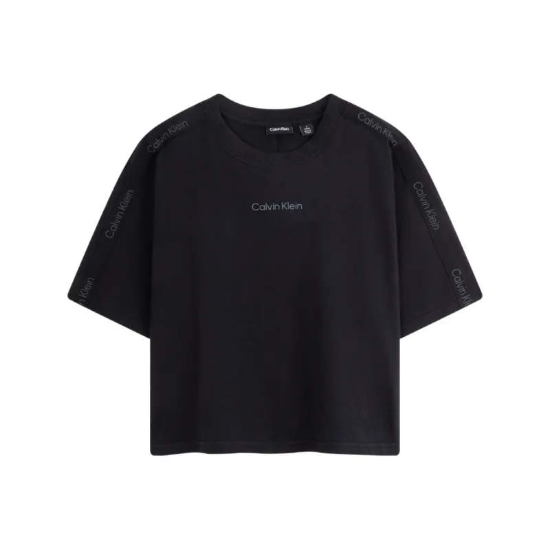 CALVIN KLEIN SS24 Series Drop Shoulder Sleeve T Shirt Women's-0