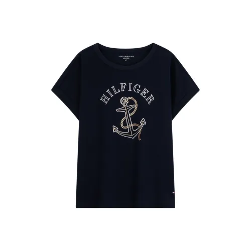Tommy Hilfiger T Shirt Women's Navy Blue