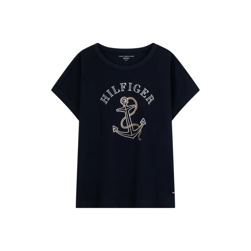 Tommy Hilfiger T Shirt Women's Navy Blue-0