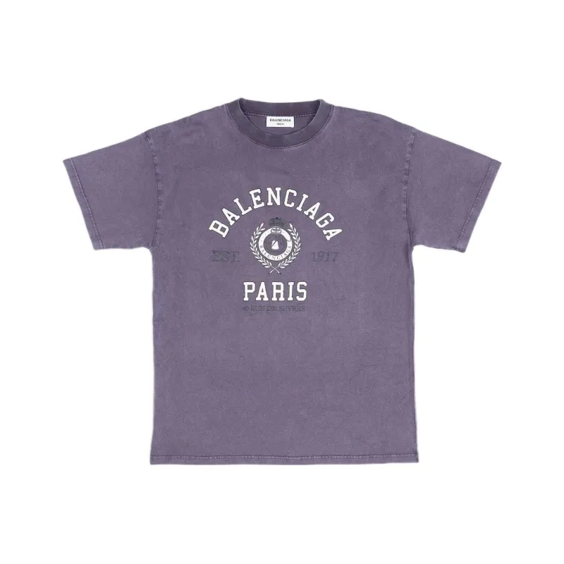 Balenciaga T Shirt 'Burgundy'-0