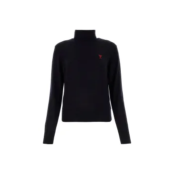 AMIPARIS Ami De Coeur High Neck Knitted Jumper