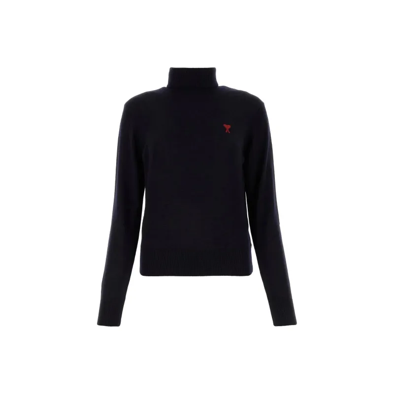 AMIPARIS Ami De Coeur High Neck Knitted Jumper-0