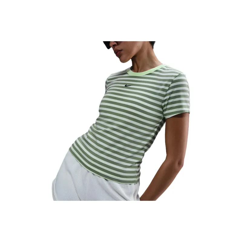 Nike Sportswear Chill Knit Women's Slim Striped T Shirt-0