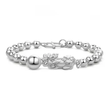 Bear Silversmith Sterling Silver 990 Sterling Silver Bracelet Women's