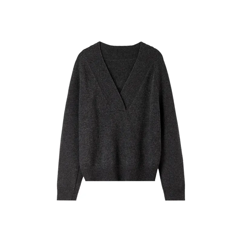 SENTUBILA Sweater Women's Dark Heather Gray-0