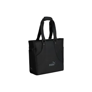 PUMA Synthetic Leather Tote Bag, Shopping Bag, Shoulder Bag Unisex Black