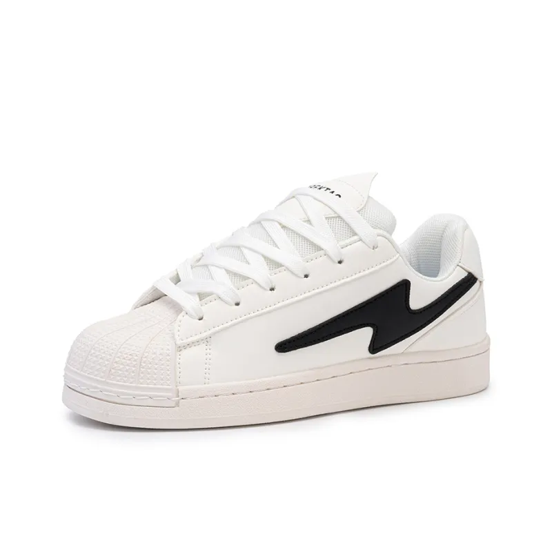 Medd Shell Head Non slip Lightweight Low Top Skateboard Shoes Unisex-6