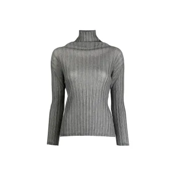 PLEATS PLEASE ISSEY MIYAKE SS23 Sweater Women's Gray