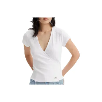Levis Crop Tops Women's White