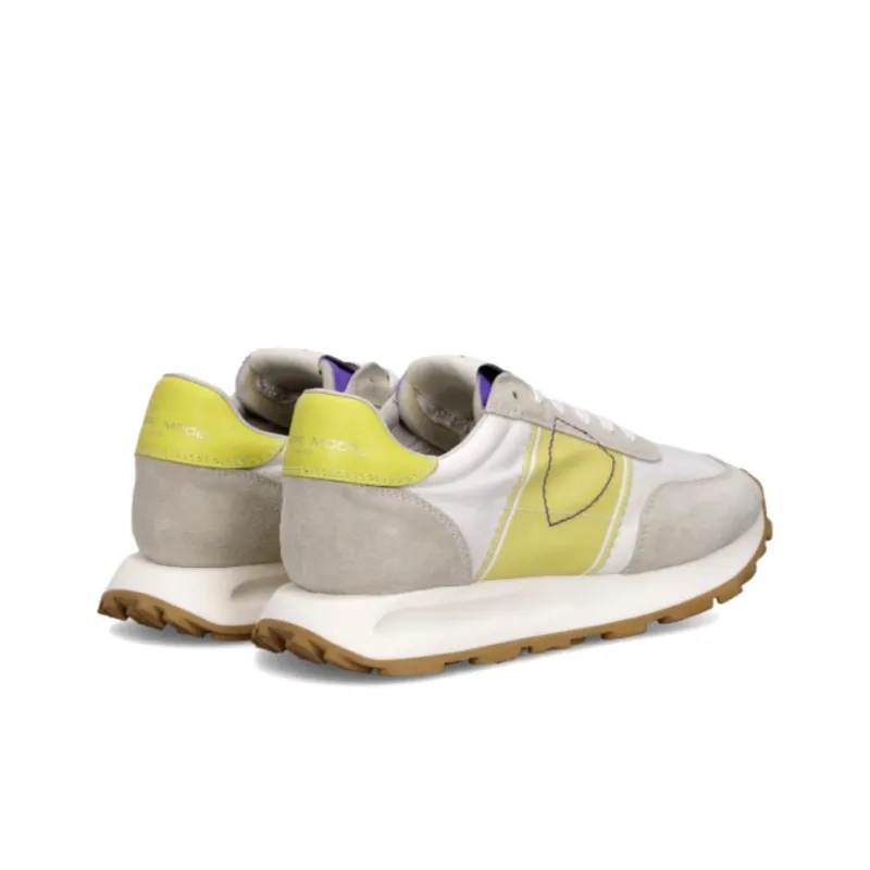 PHILIPPE MODEL Tour Running Low Top Casual Shoes Women's Beige Green-2