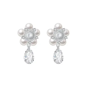 ZEGL Artificial Pearl Earrings Women's