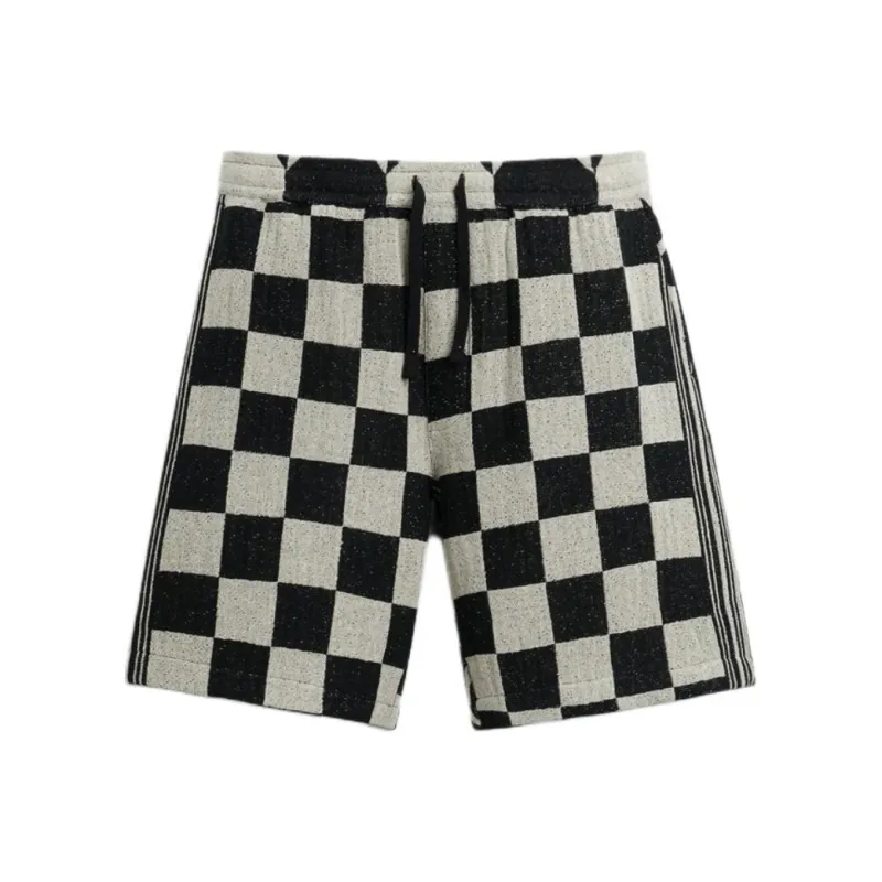 ZARA Casual Shorts Men's Black/White-0