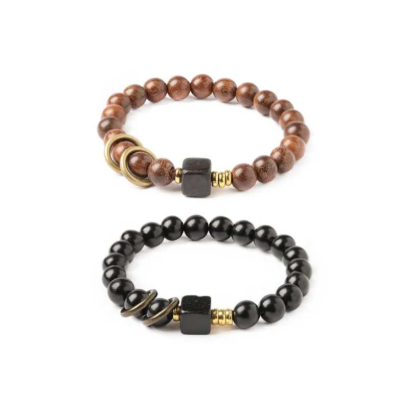 Santan Lodge Golden Sandalwood Bracelets Unisex-11