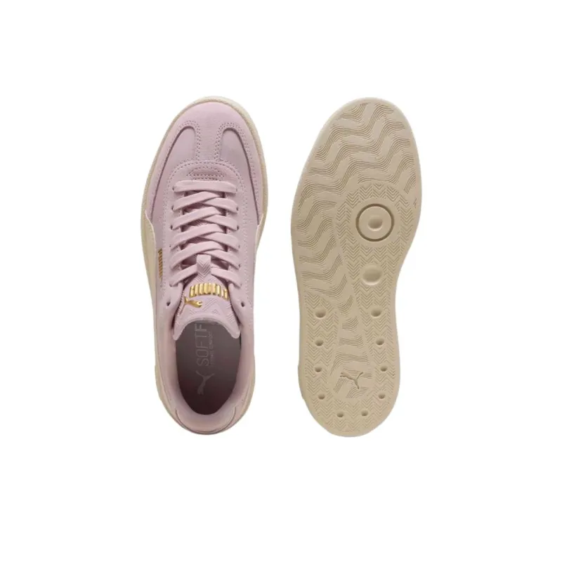 PUMA Club II Era Anti Slip Wear Resistant Low Top Skateboard Shoes Unisex Light Purple-3