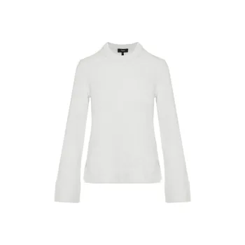 THEORY Long Sleeved Crewneck Knitted Jumper