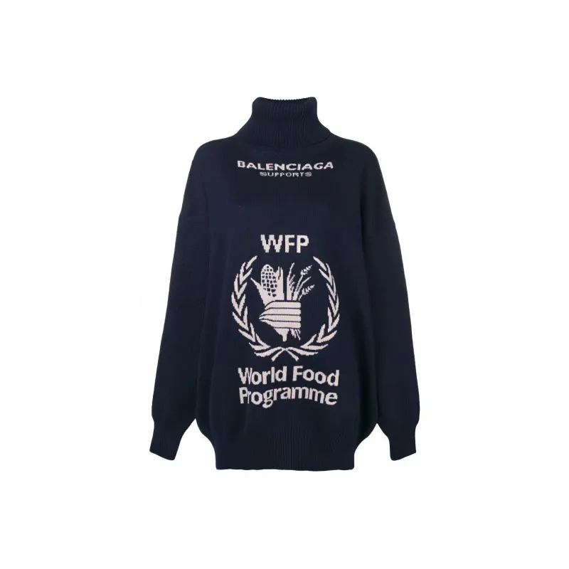 Balenciaga Sweater Women's Marine Blue-0
