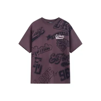 Ed Hardy T Shirt Women's Iced Mocha Brown