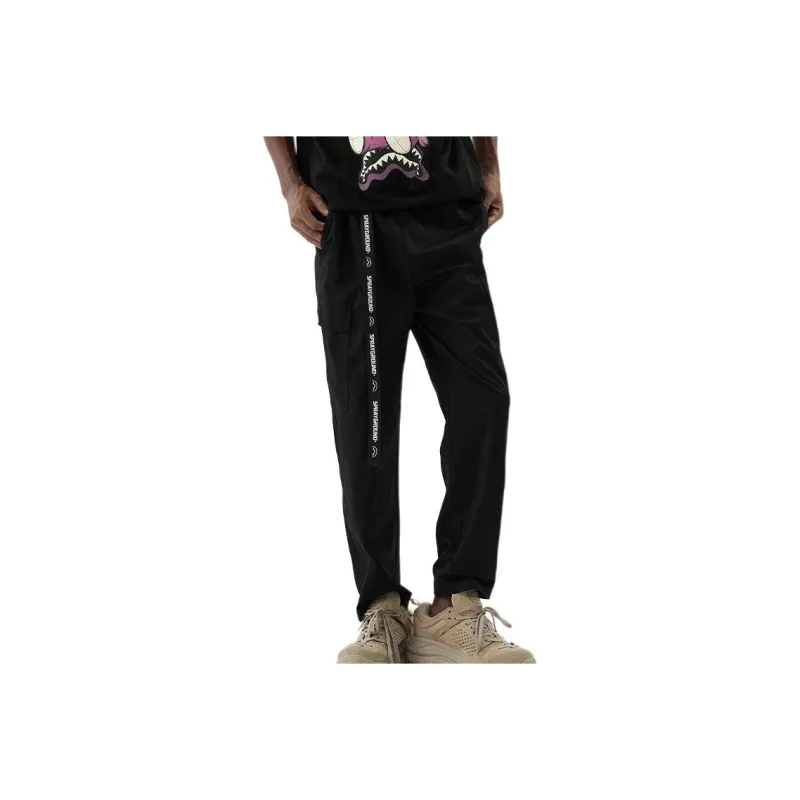 SPRAYGROUND Casual Pants Unisex Black-0