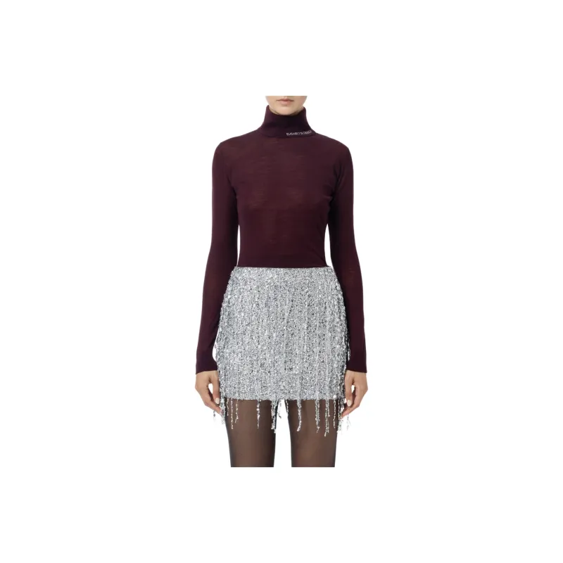 Elisabetta Franchi FW24 Sweater Women's Red Black-0