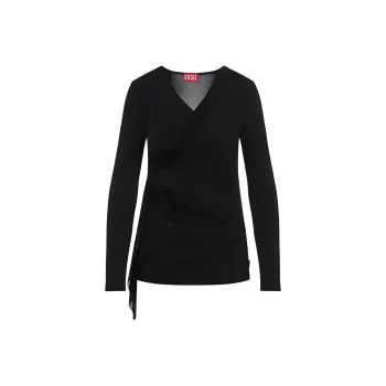 DIESEL T Crissy Plain Draped Top