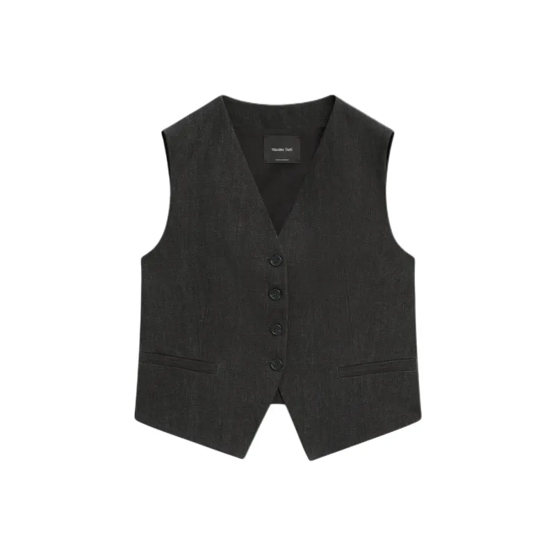 Massimo Dutti Tank Top Women's Dark Gray-0