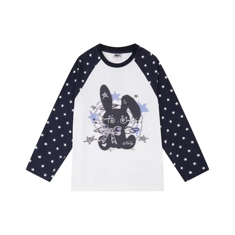 NELY Raglan Sleeve T Shirt Women's White-0