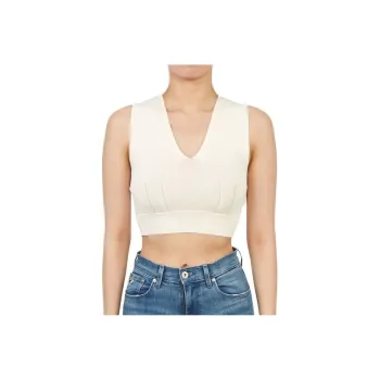 MaxMara Crop Tops Women's Beige
