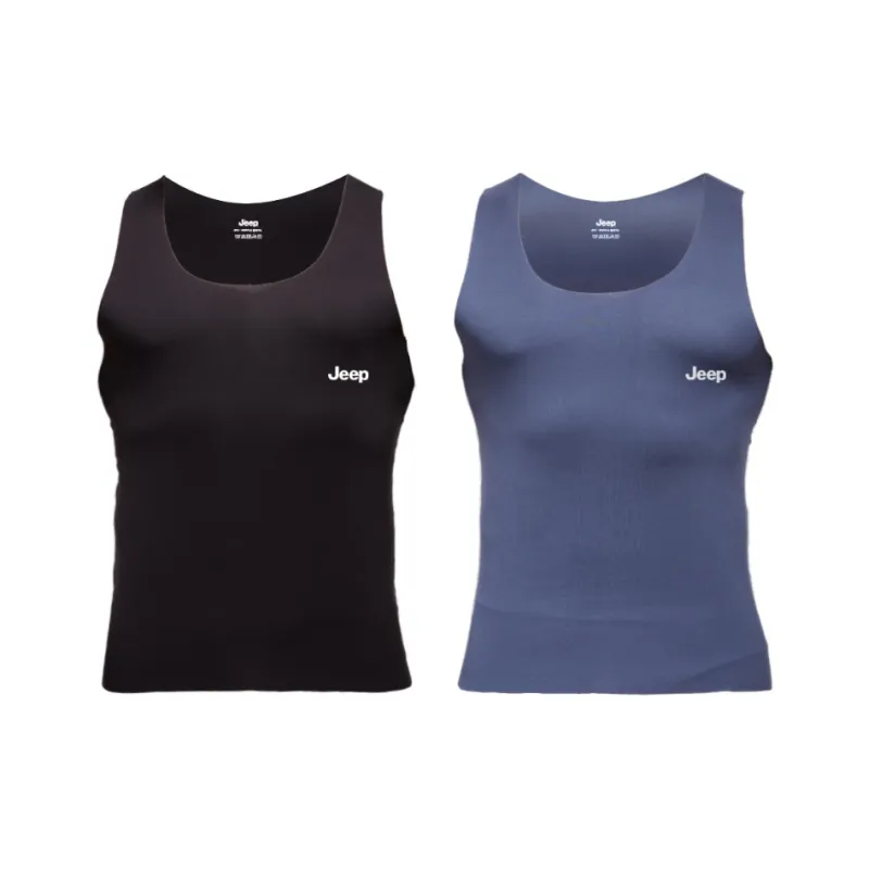 Jeep Fashion Sports Collection Tank Top Men's 2 Pack-0