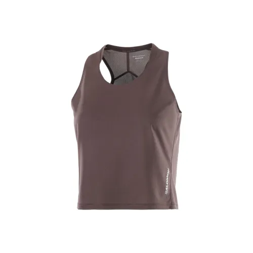 SALOMON SENSE AERO Tank Top Women's Coffee