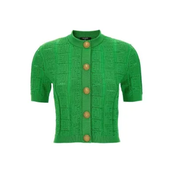 BALMAIN Sweaters Women's Green