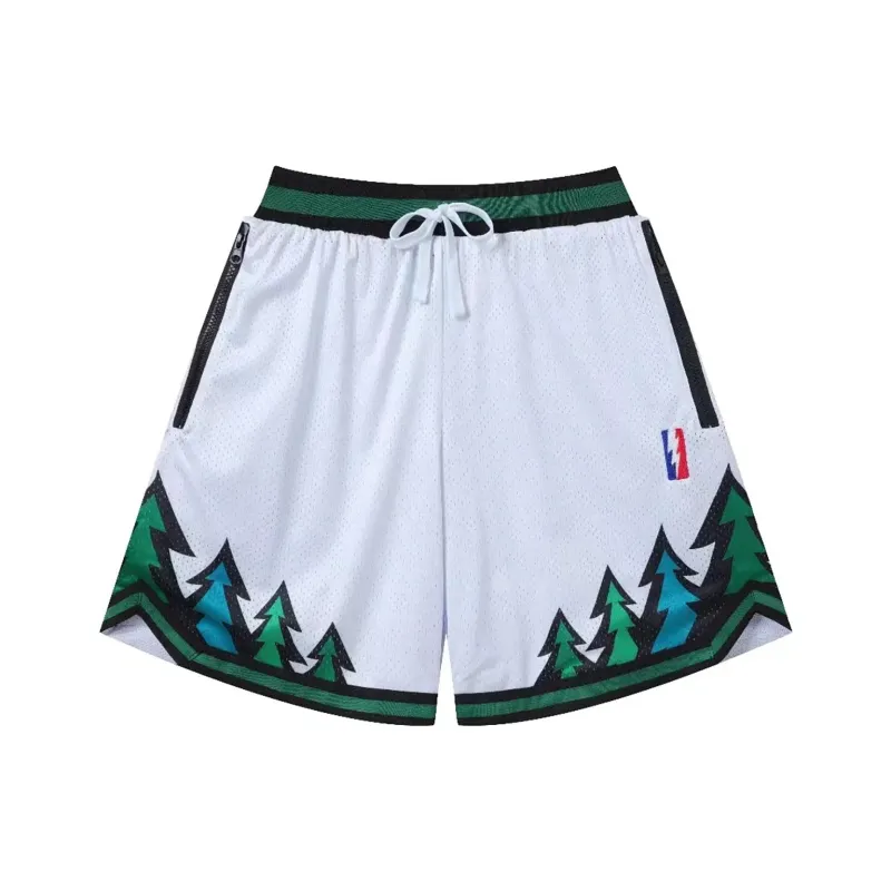 WHELVE Casual Shorts Unisex White-0