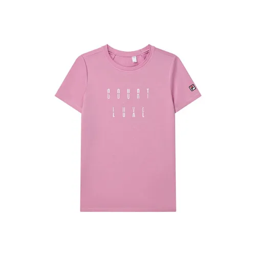 FILA Athletics T Shirts Women's Light Purple Vine