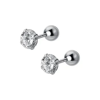 CENTURY&KINDLE S925 Silver Stud Earrings Women's