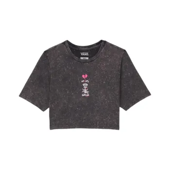 Vans Heartbreaker Crew Crop T-Shirt Women's Black