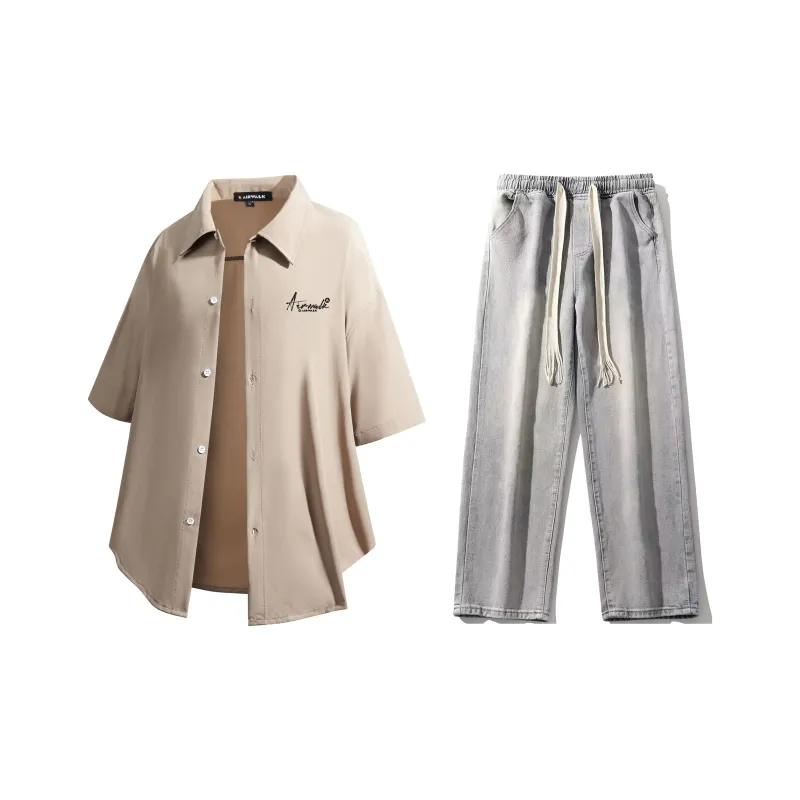 Airwalk Shirt Matching Set Unisex-56