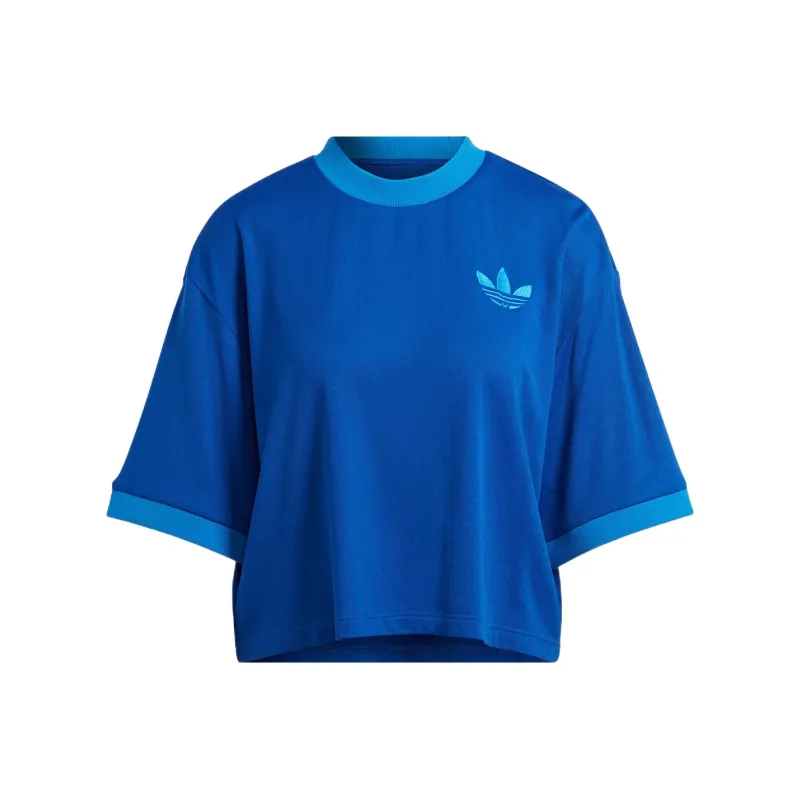 Adidas Originals T Shirts Women's Blue-0