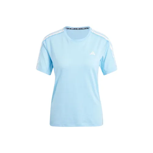 Adidas Free Shipping With AdiClub Own The Run 3 Stripes Tee