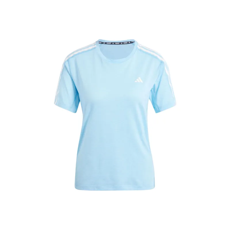 Adidas Free Shipping With AdiClub Own The Run 3 Stripes Tee-0