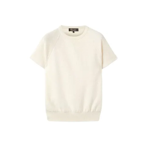 Loro Piana Soft Curly T-Shirt T-Shirt Women's White