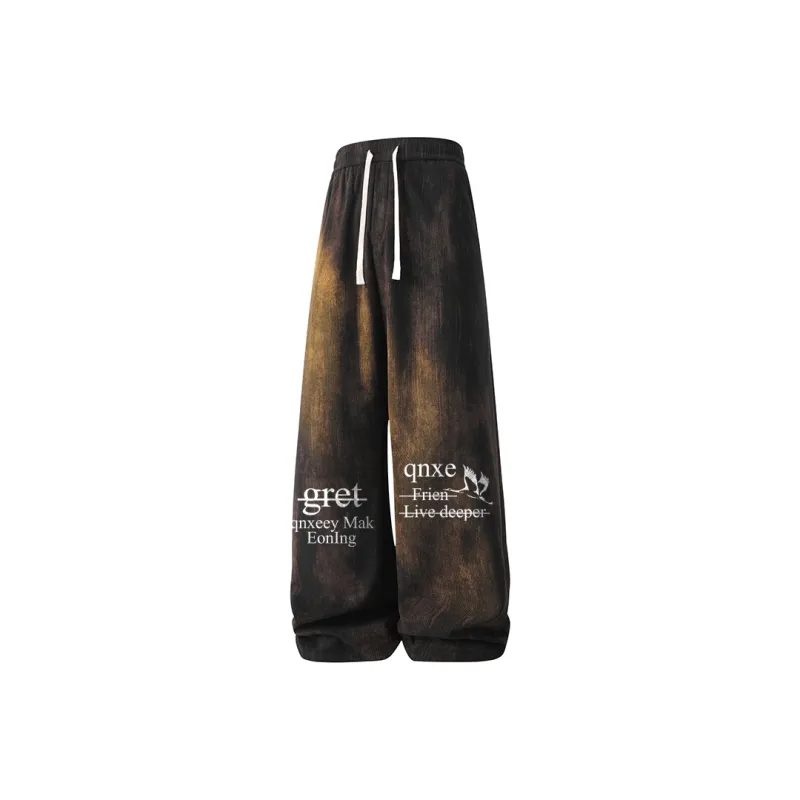 Qnxeey Casual Pants Unisex-7