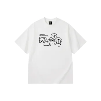 DIDTEK Drop Shoulder Sleeve Short Sleeved T Shirts Unisex