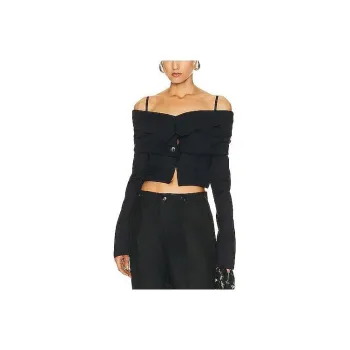 Jacquemus Crop Tops Women's Black