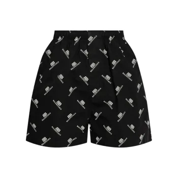 Balenciaga Bb Logo Bermuda Shorts