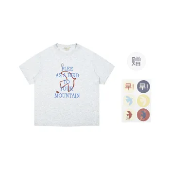 Saotome T Shirt Women's White Heather Gray