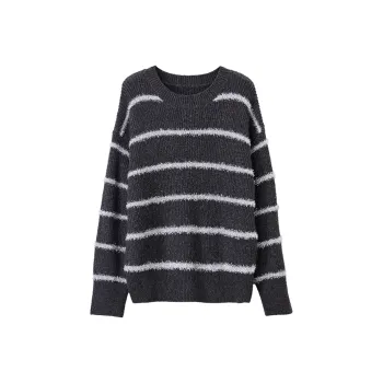 XIANGYING Sweaters Women's Gray