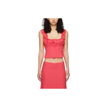 Danielle Guizio Tank Tops Women's Pink